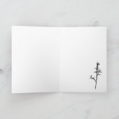 Rosemary Sprig-Wenskaart Kaart (Binnen)