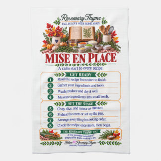Rosemary Thyme Mise en Place Herfst Keukendoek Theedoek