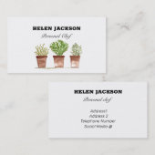 Rosemary Thyme Parsley Herbs Visitekaartje (Voorkant / Achterkant)