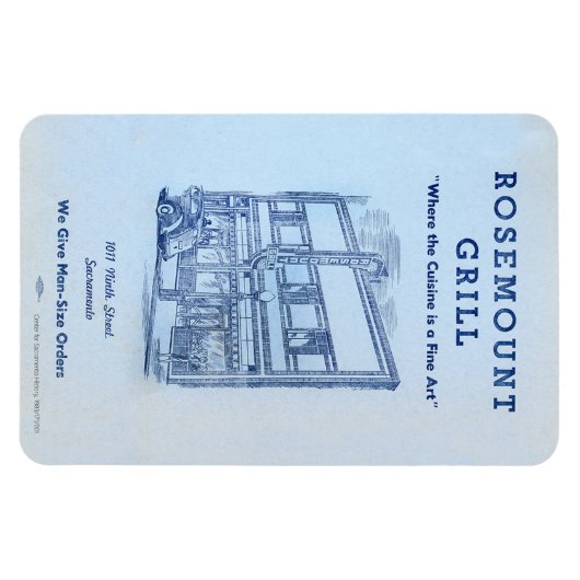 Rosemount Grill Magnet Magneet (Horizontaal)