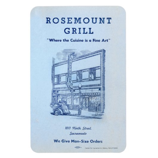 Rosemount Grill Magnet Magneet (Verticaal)