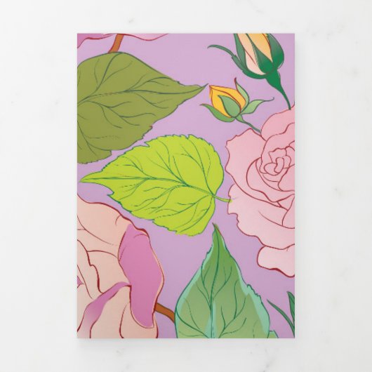 Rosen 18 drieluik wenskaart (Cover)