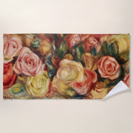 Rosen (1912) door Pierre-Auguste Renoir Strandlaken