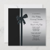 Rosen 25e huwelijksjubileumfeest kaart (Achterkant)