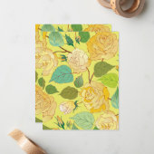 Rosen 4 notitiekaartje (Voorkant / Achterkant in situ)