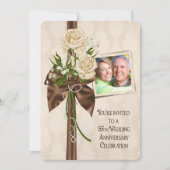 Rosen 55e trouwdag kaart (Voorkant)