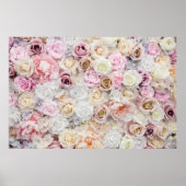 Rosen Achtergrond Poster (Voorkant)