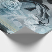 Rosen Blau Dromerig Cadeaupapier (Hoek)