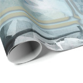 Rosen Blau Dromerig Cadeaupapier (Rol Hoek)