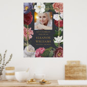 Rosen Bloem Foto Herdenking van het Leven Bord Poster (Keuken)