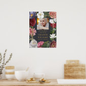 Rosen Bloem Foto Herdenkingstekens Poster (Keuken)