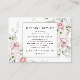 Rosen Bloemen | Trouwdetails Enclosure Kaarten