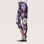 Rosen bloemengroen moderne Leggings lifewomenstyle (Links)