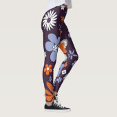 Rosen bloemengroen moderne Leggings lifewomenstyle (Rechts)