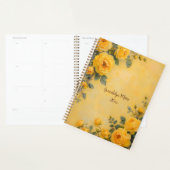 Rosen Bloemige Spiraalgebonden Planner Botanische (Display)