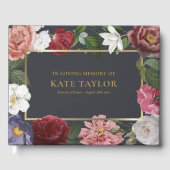 Rosen Bloemstuk Ter Herinnering Rouboek Gastenboek (Voorkant)