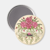Rosen Bruid Trouwmagneet Magneet (Voorkant / Achterkant)