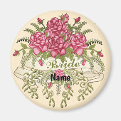 Rosen Bruid Trouwmagneet Magneet (Voorkant)