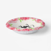 Rosen Derby Bruiloftsfeest Big Hat Lady Papieren Kommen (Gebogen)