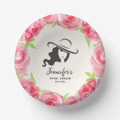 Rosen Derby Bruiloftsfeest Big Hat Lady Papieren Kommen (Voorkant)