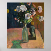 Rosen en beeldje | Paul Gauguin Poster (Voorkant)