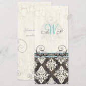 Rosen en Calla Lelie Foto Bruiloft Kaart (Voorkant / Achterkant)