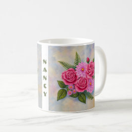 Rosen en Dahlias koffiemok