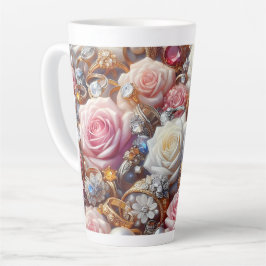 Rosen en Edelstenen Latte Mok 12 & 17 oz