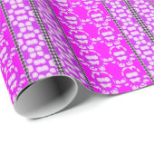 Rosen- en golfbekerbloemen cadeaupapier (Rol Hoek)