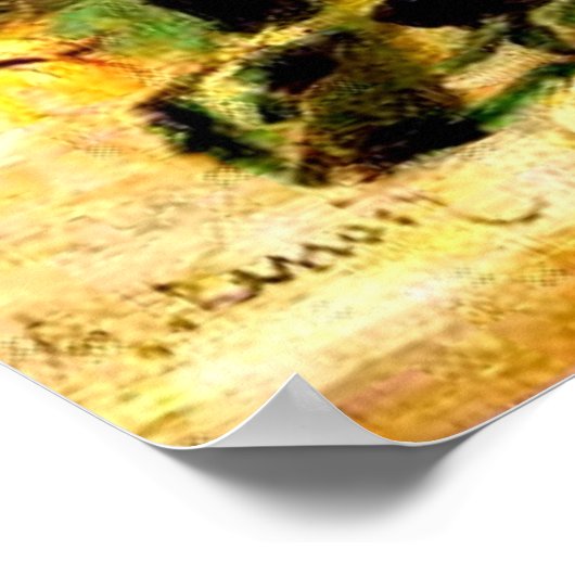 Rosen en Jasmine in een Delfts vaas Poster (Hoek)