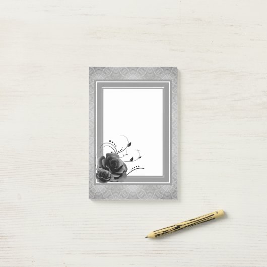Rosen en Kant Post-it® Notes (Op bureau)
