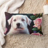 Rosen En Kleine Hond Collectie Kussen (Deken)