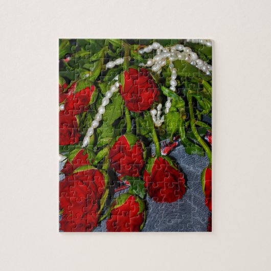 Rosen en Parels Legpuzzel (Verticaal)