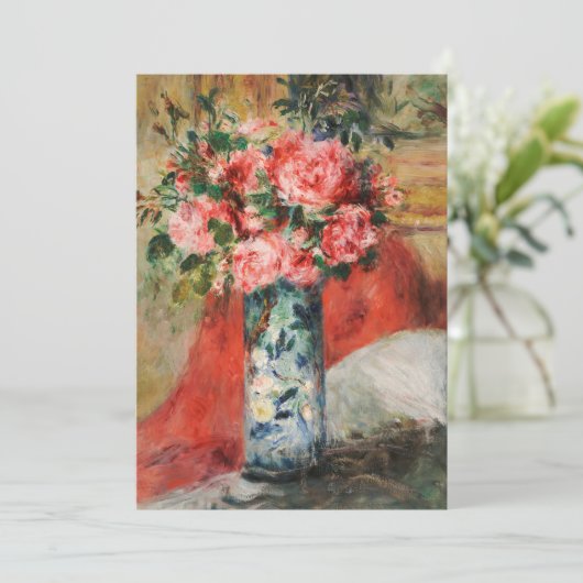 Rosen en Pioenrozen in een Vaas (Staand voorkant)