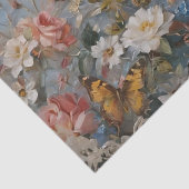Rosen en Vlinders Print Decoupage / Tissuepapier (Detail)