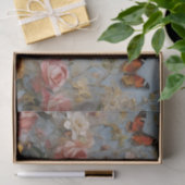 Rosen en Vlinders Print Decoupage / Tissuepapier (Geschenk)