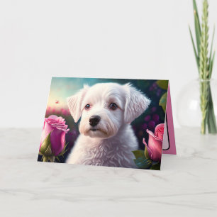 Rosen En Zoete Hond Collectie Kaart