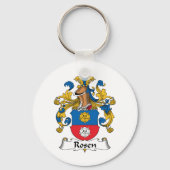 Rosen Family Crest Sleutelhanger (Voorkant)