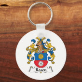 Rosen Family Crest Sleutelhanger (Voorkant)