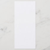Rosen Formeel Modern Klassiek Parel Elegant Huweli Menu (Achterkant)