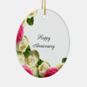 Rosen Gelukkig Jubileum Ornament (Rechts)