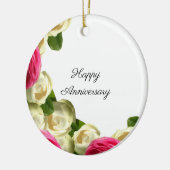 Rosen Gelukkig Jubileum Ornament (Links)