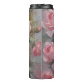 Rosen Geschilderd Roze Thermosbeker (Achterkant)