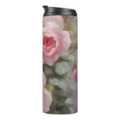 Rosen Geschilderd Roze Thermosbeker (Geroteerd rechts)