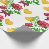 Rosen & Goud Hart Cadeaupapier (Hoek)