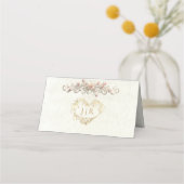 Rosen & Hart-monogram - Crème Plaatskaartje (Achterkant)