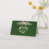 Rosen & Hart Monogram - Smaragd Plaatskaartje (Achterkant)