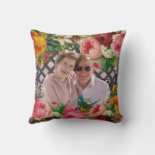 Rosen Huwelijksjubileum FOTO Persoonlijk Kussen (Achterkant)