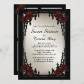 Rosen IJzeren Hek Goth Voeg Vier Afbeeldingen Toe Kaart (Voorkant / Achterkant)