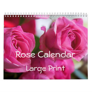 Rosen in Bloei Grootletter Kalender
